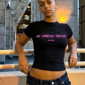 No Stress Today Crop Top